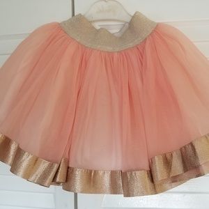 3t Tutu pink and gold skirt